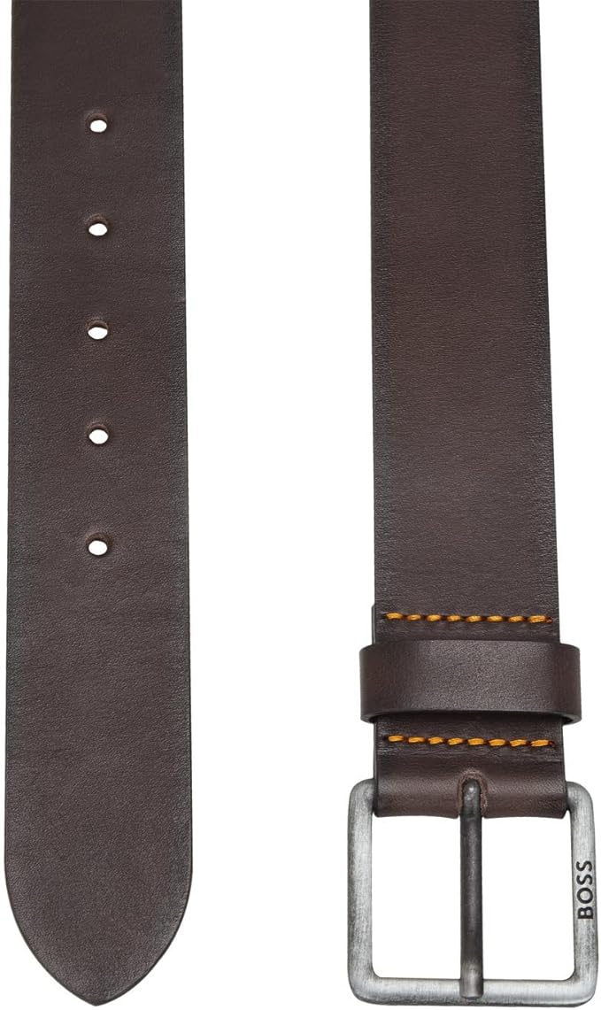 BOSS Men's Jeeko Leather Casual Belt