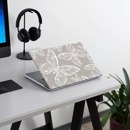 KEROM Compatible with MacBook Pro 13 inch Case 2022-2016 Release M2 M1 A2338 A2289 A2251 A2159 A1989 A1706, Plastic Hard Shell Case & Keyboard Cover, Has Logo Cutout, Butterfly