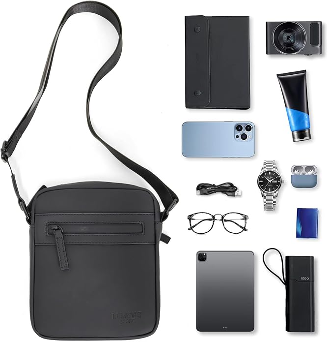 Small/Medium Crossbody bag for men shoulder bag mens purse satchel leather messenger bag gift man