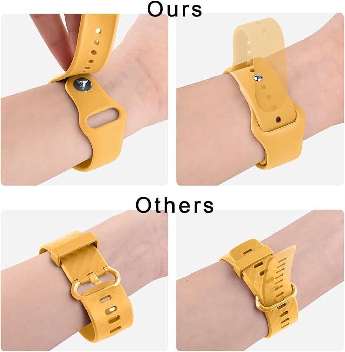 Meliya 22mm Watch Bands Quick Release Replacement Wristband, Soft Silicone Sport Replacement Straps for Men Women