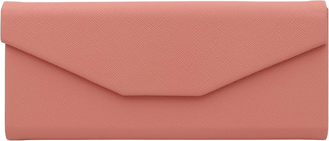 Real Sic Glasses Case for Men and Women - Magnetic Folding Hard Shell Sunglass Holder - Inspired by Solid Color