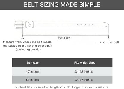 Aurolran Men&Womens Leather Dress Belt Business Automatic Buckle Belt Color-Black Silver Gold