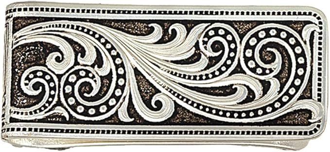 Montana Silversmiths Made in the USA Western Lifestyle Money Clip (Western Lace)