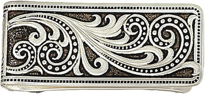 Montana Silversmiths Made in the USA Western Lifestyle Money Clip (Western Lace)