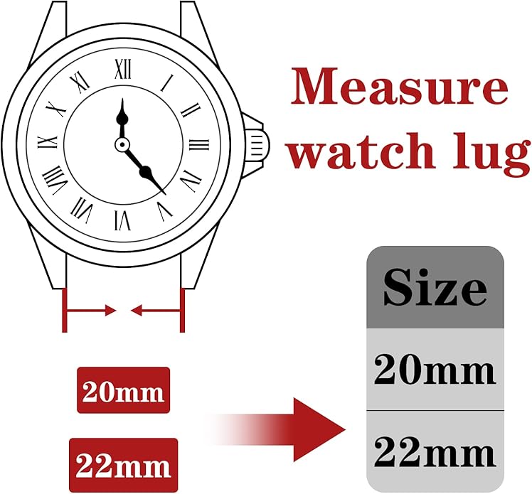 Meliya Metal Watch Bands, 20mm 22mm Quick Release Watch Strap, Stainless Steel Mesh Replacement band for Women Men