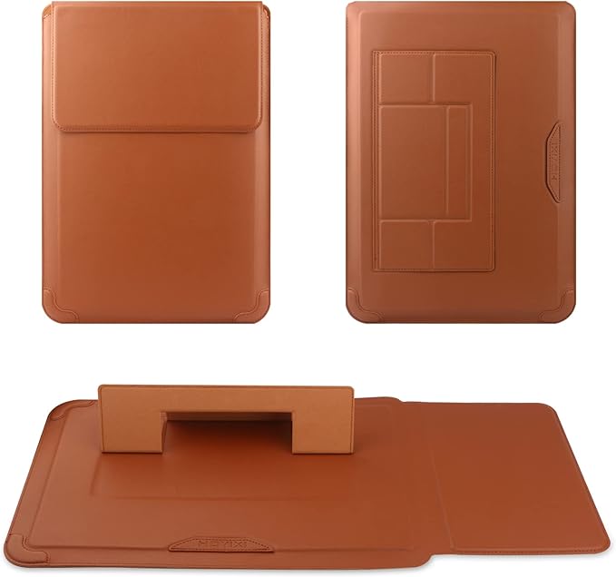HoYiXi 13 Inch Laptop Sleeve Case Bag Compatible with MacBook Neo 2026/MacBook Air 13 M1 M2 2022-2018/MacBook Pro 13 M2 2022-2016/Surface Pro 8 2021/Surface Go 3 13-13.6'' Dell HP ASUS Acer PC, Brown