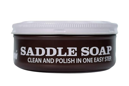 Fiebing's White Saddle Soap for Leather (12 oz Tin) - Cleaner & Conditioner to Soften, Protect & Restore Leathercraft - Soap for Car Seat, Couch, Shoe, Purse, Boot, Bag, & Saddles