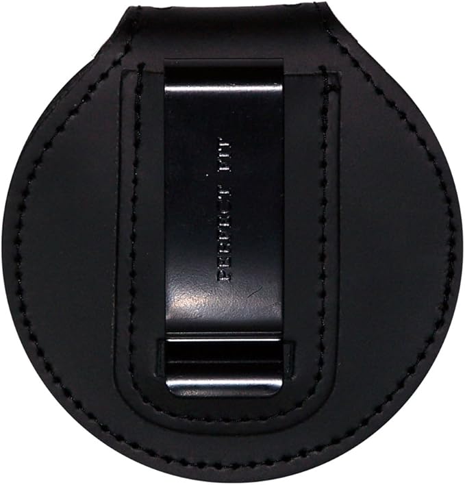 Perfect Fit Shield Wallets Florida Sheriff Five-Point Star Badge Holder (Black, Cutout PF185, 2.7 inches Tall)