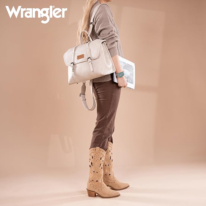 Wrangler Laptop Bag for Women Messenger Bag Briefcase Computer Backpack Convertible Satchel Bag