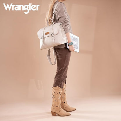 Wrangler Laptop Bag for Women Messenger Bag Briefcase Computer Backpack Convertible Satchel Bag