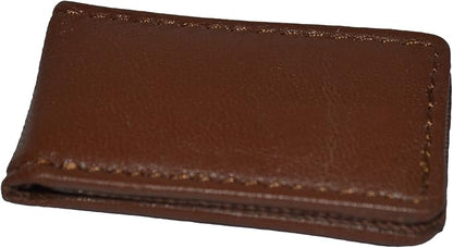 LB LEATHERBOSS Men's New Leather Strong Magnetic Money Clip