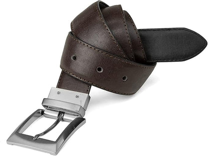 Steve Madden Men's Reversible Men's Dress Casual Every Day Leather Belt