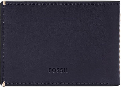 Fossil Men's Leather Slim Minimalist Bifold Front Pocket Wallet for Men