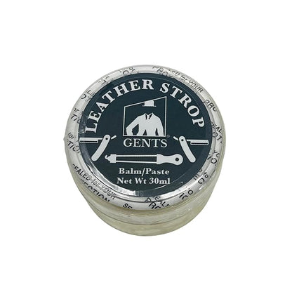 GENTS Leather Strop Conditioning Paste – 30ml Leather Balm for Razor Strops – Softens, Protects & Restores Leather – Maintain Straight Razor Strops, Belts & Leather Tools