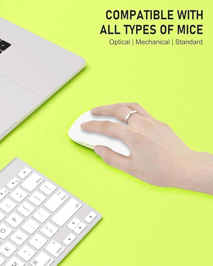 Desk Pad, 35.5" x 17" PU Leather Non-Slip Desk Mat Large Mouse Pad for Desktop, Waterproof Laptop Computer Writing Mat for Office, Home, Work, Gaming, Kiwi Green