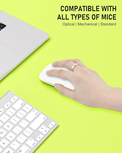 Desk Pad, 35.5" x 17" PU Leather Non-Slip Desk Mat Large Mouse Pad for Desktop, Waterproof Laptop Computer Writing Mat for Office, Home, Work, Gaming, Kiwi Green