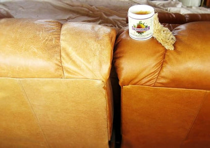 Skidmore's Restoration Cream | Leather Repair for Furniture, Leather Conditioner | Restoration Cream will Restore Antique Wood | Non-Toxic Formula, Made in USA | 6 Oz | Made in USA
