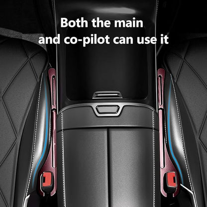 Stacool [2026 Upgrade] 2PCS Car Seat Gap Filler with Phone Holder,Multi-Function Car Side Seat Gap Filler for Prevent Items Falling,Universal Car Seat Organizer Car Accessories (Red)