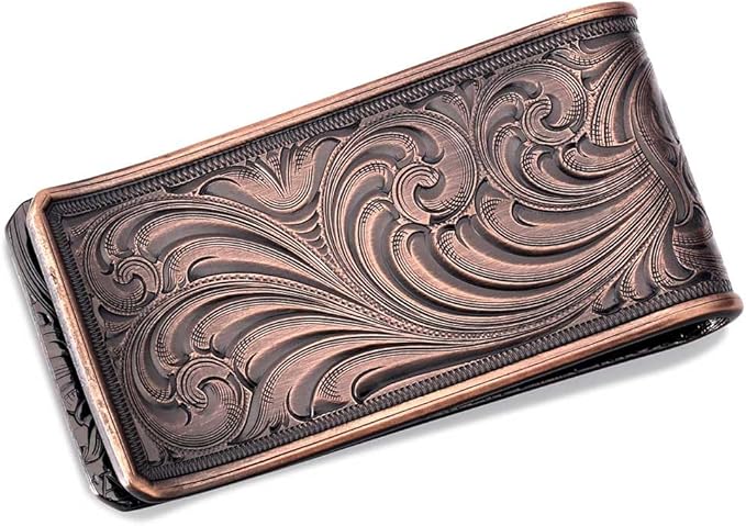 Montana Silversmiths Made in the USA Western Lifestyle Money Clip (Vintage Bronze Gadsden)