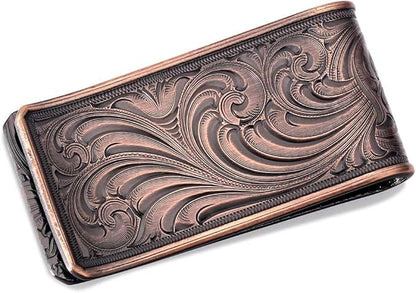 Montana Silversmiths Made in the USA Western Lifestyle Money Clip (Vintage Bronze Gadsden)