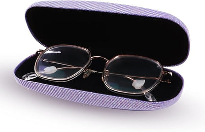 HSYMQ 3PCS Glasses Case, Eyeglasses Case Hard Shell, Reading Hard Glasses Cases for Women Men