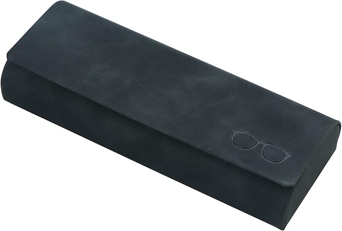 LifeArt Eyeglass Case Hard Shell, Portable Sunglass Case for Women and Men, fashionable PU Leather Eyeglass Case, Lightweight