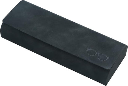 LifeArt Eyeglass Case Hard Shell, Portable Sunglass Case for Women and Men, fashionable PU Leather Eyeglass Case, Lightweight
