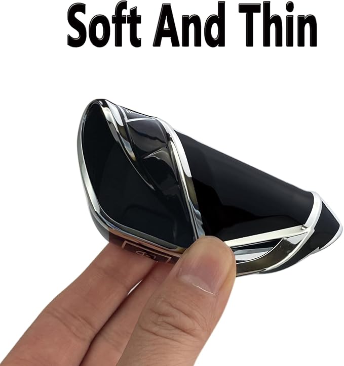 Key Fob Cover Case Compatible with Kia Telluride 2023 2024 2025 EV5 Car Interior Accessories Shell Holder Protector (Black)