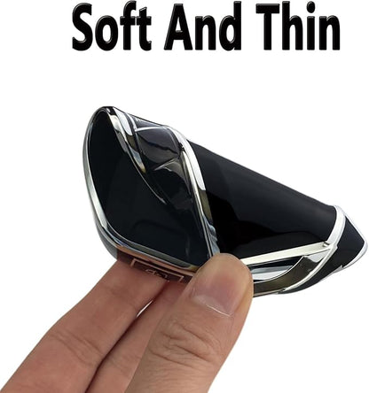 Key Fob Cover Case Compatible with Kia Telluride 2023 2024 2025 EV5 Car Interior Accessories Shell Holder Protector (Black)