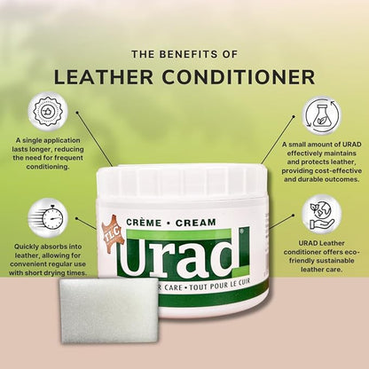 Leather Conditioner 7oz Neutral – Premium Care for Leather Furniture, Shoes, Car Seats, and More!