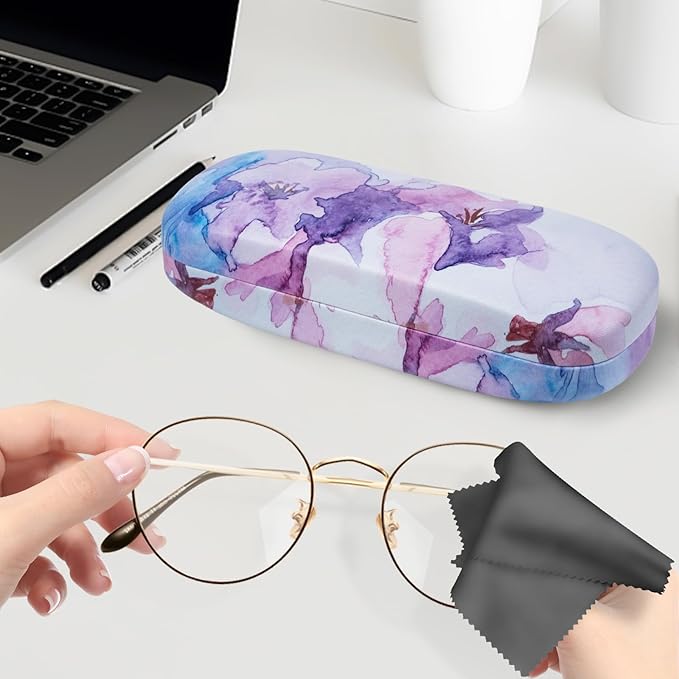 molshine Hard Shell Sunglasses Case, Classic Large Glasses Case for Women Men, Sunglass Eyeglasses