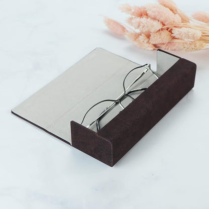 LifeArt Eyeglass Case Hard Shell, Portable Sunglass Case for Women and Men, fashionable PU Leather Eyeglass Case, Lightweight