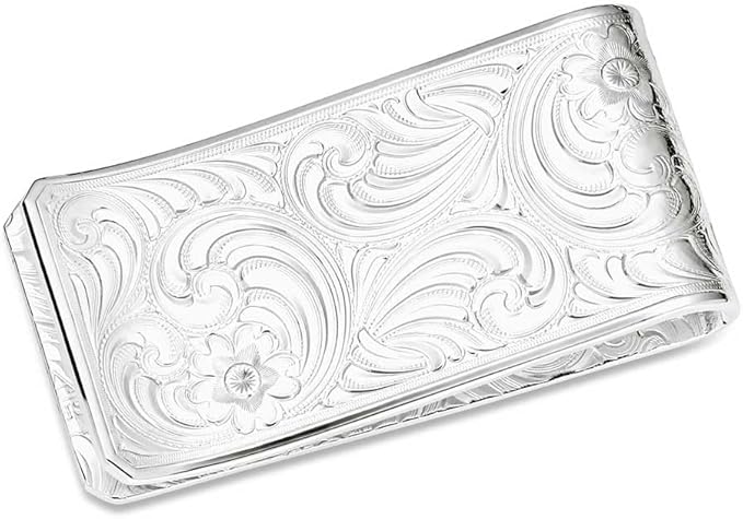 Montana Silversmiths Made in the USA Western Lifestyle Money Clip (American Made Strength)