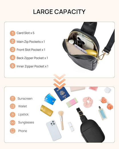 Telena Crossbody Bags for Women Leather Cross Body Sling Bag for Woman Travel