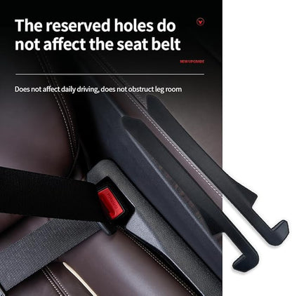 IHOTDER 2PCS Car Seat Gap Filler - Car Seat Gap Filler Organizer for Holding Phone,Key,Purse - Universal Car Gap Filler Fits Car Truck SUV Car Interior Accessories (Black/2PCS)…