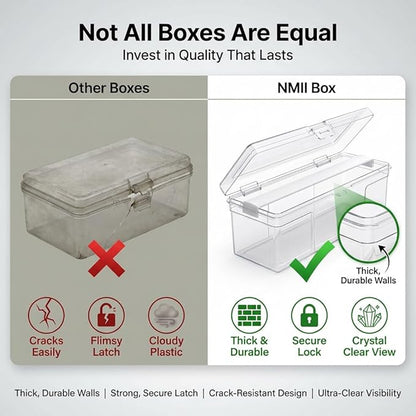 Multipurpose Plastic Storage Box with 1 Adjustable Rods l Storing Box For Bangles, Chuda, Kada, Watches, Scrunchies I (Transparent_1-Rod)