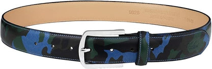 Falari Men Genuine Leather Casual Dress Belt With Single Prong Buckle, Classic Style Belt