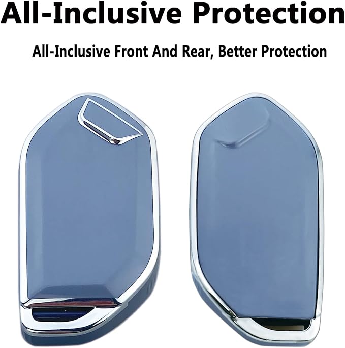 Key Fob Cover Case Compatible with Kia Telluride 2023 2024 2025 EV5 Car Interior Accessories Shell Holder Protector (Blue)