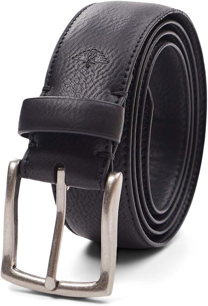 Dockers Men's Leather Casual Belt, Everyday Style (Regular and Big & Tall Sizing)