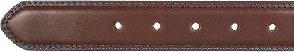 Nautica Men's Dress Leather Belt for Suits and Pants | Classic | Business | Fashion | Adjustable | Metal Buckle