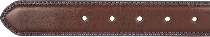 Nautica Men's Dress Leather Belt for Suits and Pants | Classic | Business | Fashion | Adjustable | Metal Buckle