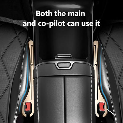 Stacool [2026 Upgrade] 2PCS Car Seat Gap Filler with Phone Holder,Multi-Function Car Side Seat Gap Filler for Prevent Items Falling,Universal Car Seat Organizer Car Accessories (Beige)