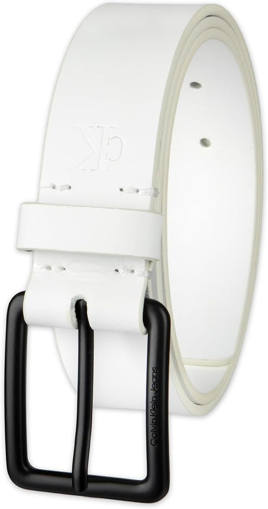 Calvin Klein Men's Dress & Casual Belt – Sleek Ck Design for for Work, Jeans & Everyday Fashion