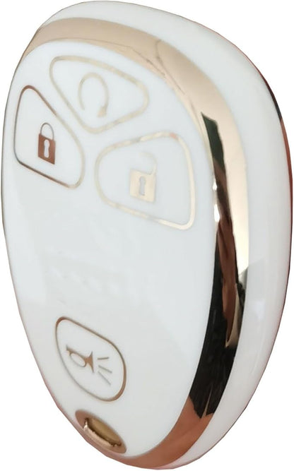 for Chevrolet Key Fob Cover Fit for Chevy Suburban Tahoe Traverse Buick Enclave Cadillac Escalade GMC Yukon