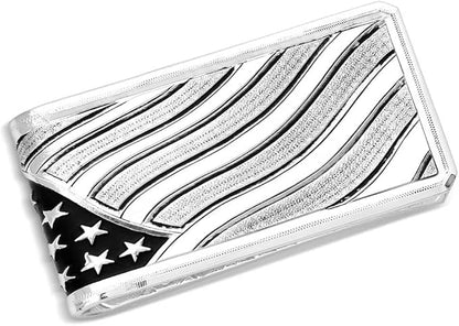 Montana Silversmiths Made in the USA Western Lifestyle Money Clip (American Made Wings of Liberty)