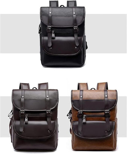 Laptop Backpack Stylish Waterproof Laptop Bag for Business Work Weekender Travel, black