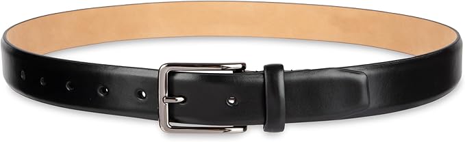 Haggar mens Leather Dress Belt for Suits and Pants - Classic, Formal, Business, Work