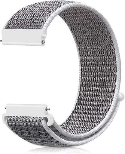 24mm Nylon Sport Quick Release Watch Band Compatible with Garmin Venu X1/TicWatch Altas/TicWatch Pro 5/Pro 5 Enduro/COROS Nomad/iTouch AIR 4 41mm 46mm/AIR 3 44mm/Suunto 9/9 Baro/9 Titanium