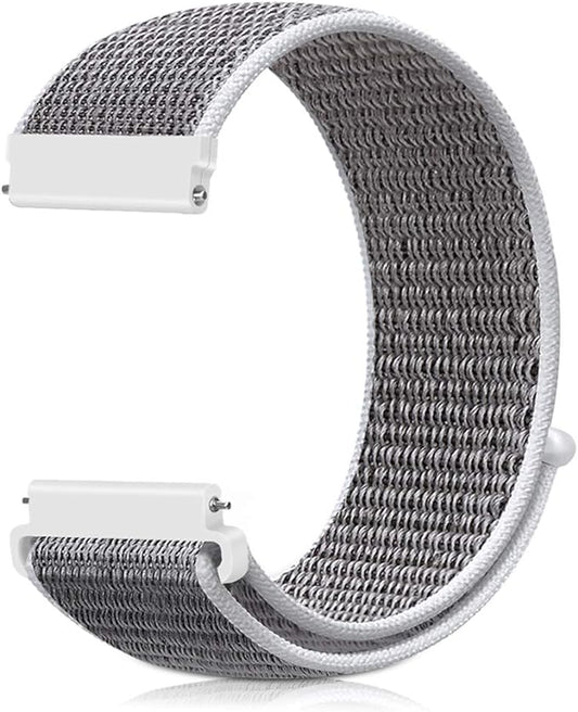 19mm Nylon Sport Quick Release Watch Bands Compatible with GRV FC1/FC5/Willful/YAMAY/Letsfit/LETSCOM/TEMINICE/LIFEBEE/Lintelek ID205 ID205L ID205G ID205S ID205U/Blackview Band for Women Men