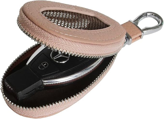 Universal Premium Car Key Fob Case Genuine Leather Car Smart Key fob Holder for Remote Key Fob